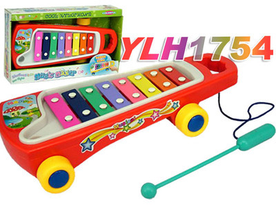仿真樂(lè)器與拖車敲琴 YLH1754兒童益智科教玩具的寓教于樂(lè)體驗(yàn)